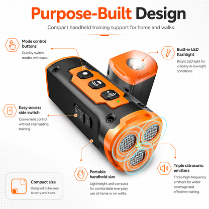 SonicBark Pro™  Ultrasonic Bark Control Trainer