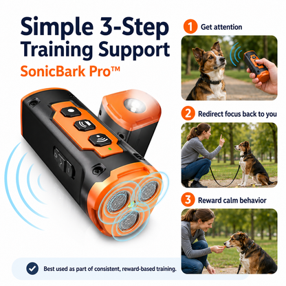 SonicBark Pro™  Ultrasonic Bark Control Trainer