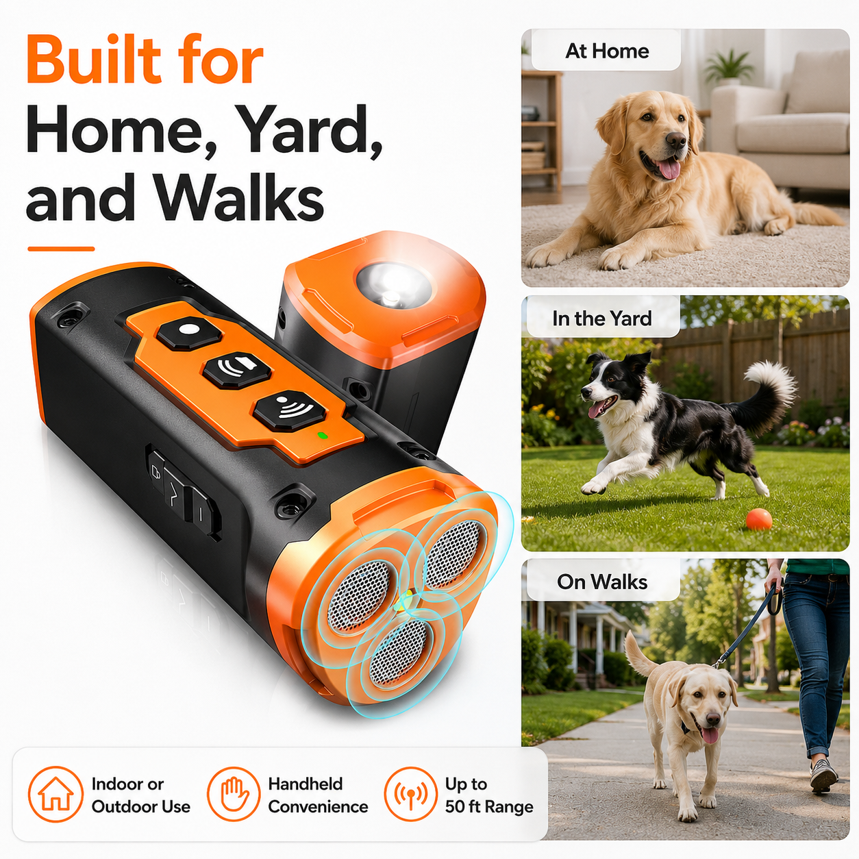 SonicBark Pro™  Ultrasonic Bark Control Trainer