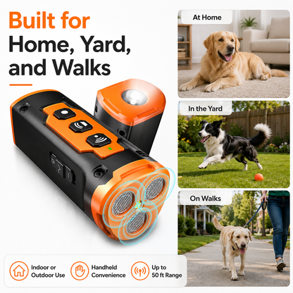 SonicBark Pro™  Ultrasonic Bark Control Trainer